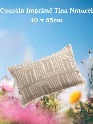 coussin Tina naturel